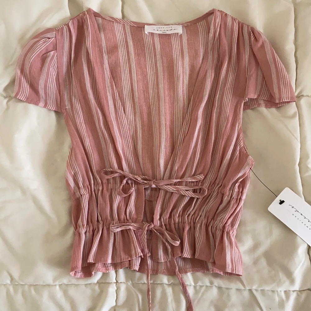 Pink blouse